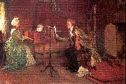 Millet, Francis David A Difficult Duet USA oil painting artist